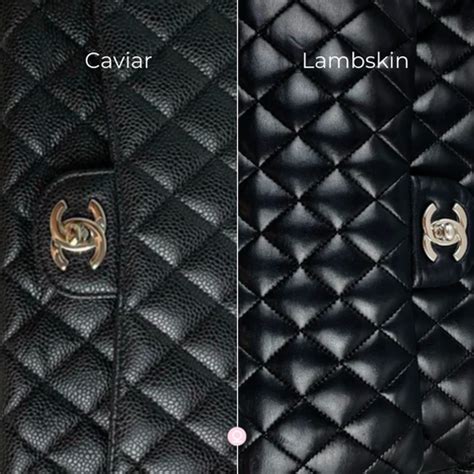 is chanel lambskin or caviar more expensive|Lambskin Vs Caviar: Which Chanel Leat.